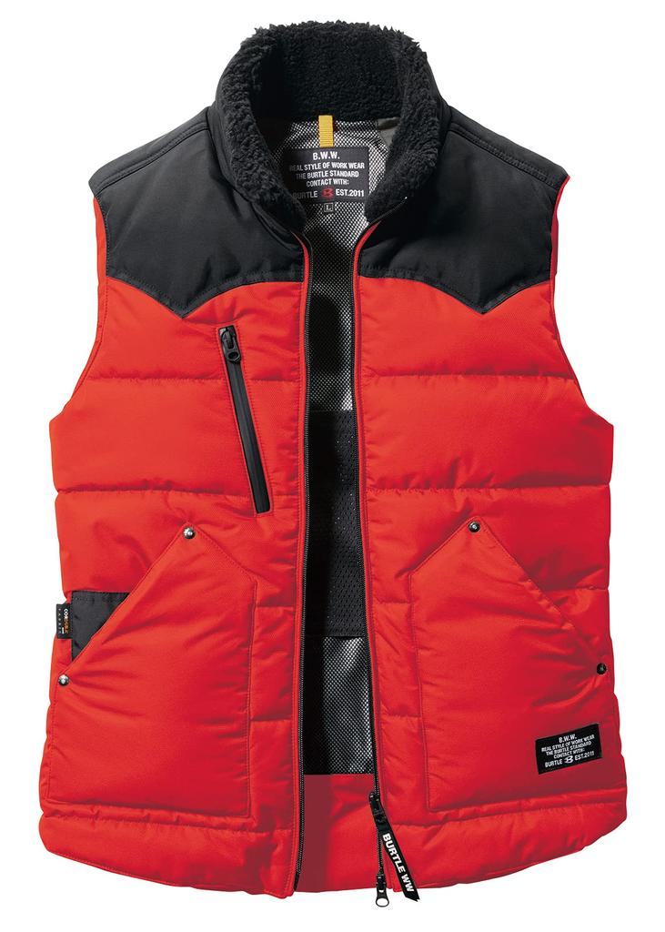 BURTLE Heater Vest Cardinal 5024 98 S for (Unisex) Fall/Winter