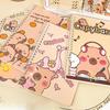 Thickened Waterproof Notebook Cartoon Capybara Line Circle Cute Diary Book Exam Preparation Resource Organizer Notebook