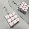 Keycap Fidget Keychain 2/3/6/9 Keys Decompression Toy Relaxing Pinch Toy  Adult