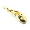 [M6954] - Gold Plated 'Dance Slippers' Pendant
