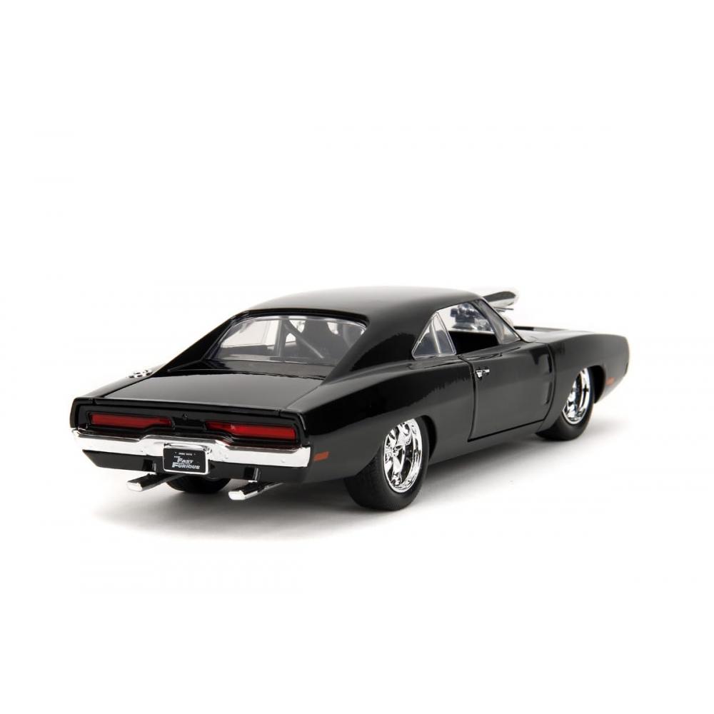 Jada Toys Fast & Furious Series 124 F&F Dodge Charger RT Black (Доминик) Готовый продукт