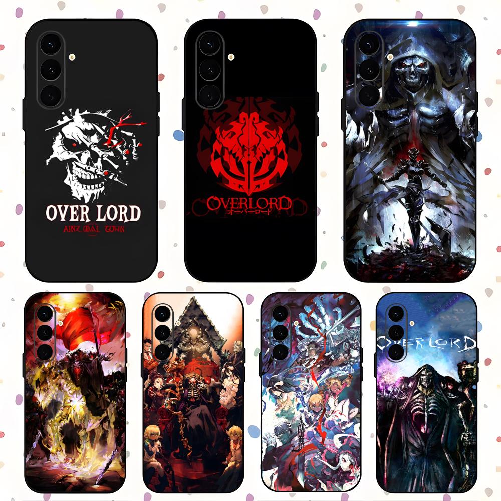 Крутой горячий аниме чехол Overlord для Samsung Galaxy S25 S24 S23 S22 S21 S20 Plus Ultra Note20 Мягкий Черный