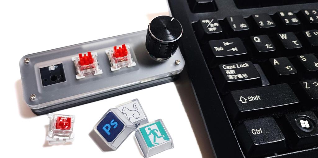 Custom inner keycaps (10-piece set) for TinyKeyboard and Cherry MX. Add icons, illustrations, and text to your keyboard. (10)