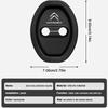 VLKO3 2/4pcs Silicone Car Door Lock Buckle Protector Cover Accessories sticker For Citroen C1 C2 C3 Grand C4 Picasso C4L VTS C-ELYSEE