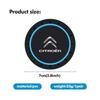 YAMON1 Non Slip Car Coaster Mats (2PCS): Silicone PVC Water Cup Slot Pads Tailored for Citroen C4/C3/C5/C1/DS4/Berlingo/Picasso/Jumper