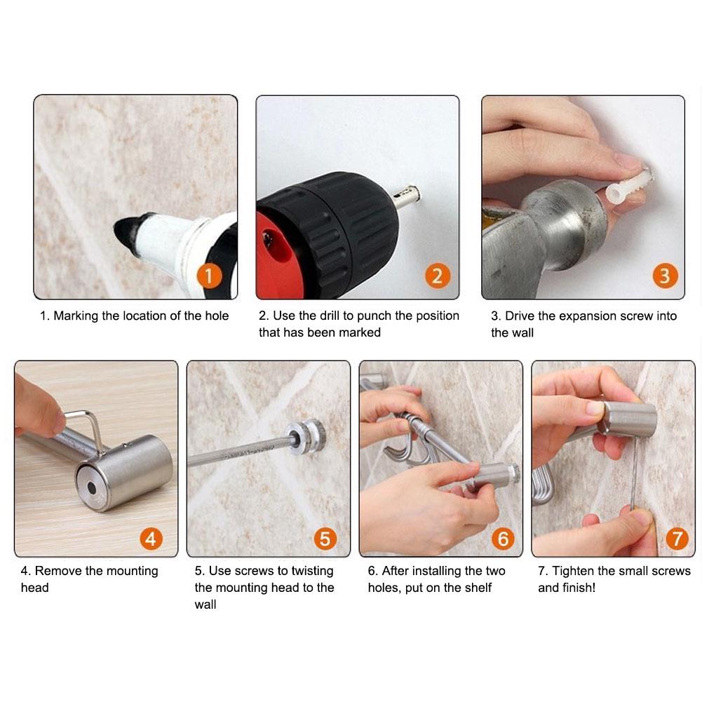 Настенный крючок из нержавеющей стали для вешалки для пальто, халата, полотенца, шляпы, вешалка для одежды для кухни, ванной комнаты