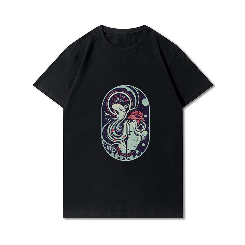 Мужские футболки с рисунком аниме, топы в стиле Харадзюку, летние мужские футболки с рисунком, винтажные рубашки унисекс с короткими рукавами, большие рубашки