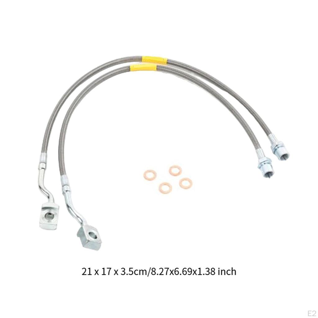 Front Brake Lines High Parts 89370 for 1500 2007-2019
