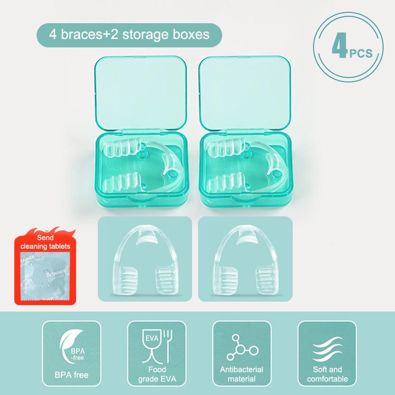 Уход за полостью рта Зубные скобы Капа для бруксизма Шина для ночного скрежетания зубами с профилактикой моляров