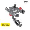 360° Rotatable Aluminum Adjustable Bike Phone Holder Non-Slip Cycling Phone Mount Stand For 4.5-7.2 Inch Phone