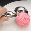 Ice Cream Scoop with Trigger Steel Non-Stick Ice Cream Scooper Stainless Easy To Clean