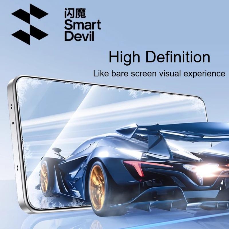 SmartDevil 1/2PCS Screen Protector for Xiaomi POCO X7 Pro F6 Pro Dust-free Cabin Clear Tempered Glass Film for Redmi Turbo 4