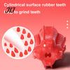 Indestructible TPR Dog Toys Spiky Chili Chew Toy, Treat Dispenser Durable Interactive Rubber Toy for Teeth Cleaning, Mental Stimulation Slow Feeder