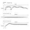 1 комплект зубочисток из нержавеющей стали, чистка щелей между зубами, чистка от грязи, уход за полостью рта, набор из 4 зубочисток, портативный YSL