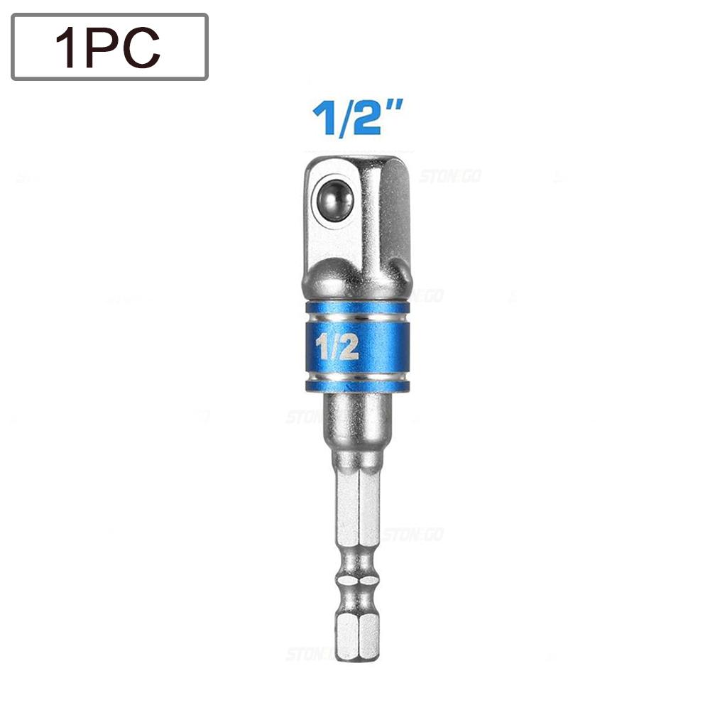 Удлинитель для ударного гайковерта, удлинитель, переходник, шестигранник для высокоскоростной гайки, квадратный гаечный ключ с наружной резьбой 1/4 3/8 1/2