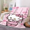 1 шт. Плед Hello Kitty Легкий фланелевый плед для дивана, кровати, путешествий, кемпинга, гостиной, офиса, дивана, кресла