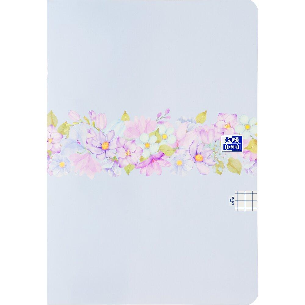 Oxford Flower Notebook A5/60K Elegance and functionality for your