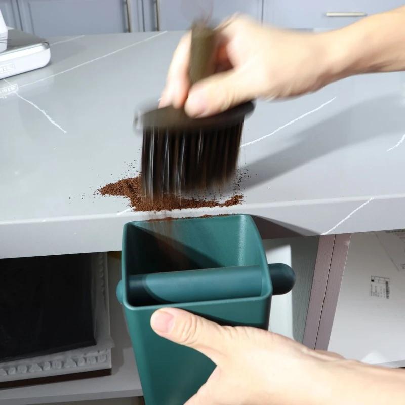 Контейнер для кофейной гущи эспрессо, мусорное ведро, противоскользящий порошок, скошенный остаток, аксессуары для бариста, инструменты для приготовления кофе