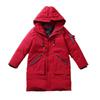 Зимняя детская водонепроницаемая парка детская одежда одежда для мальчиков теплая куртка-пуховик с капюшоном подростковая утепленная верхняя одежда
