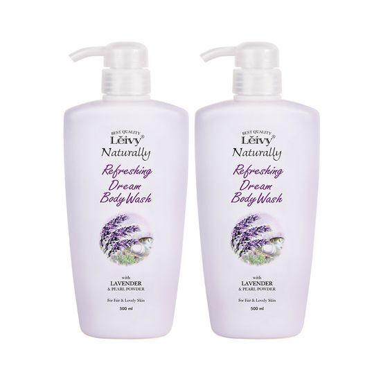 Lavy Body Wash 500ml Double Special 2 Types Choose 1 (Goat Milk/Lavender)