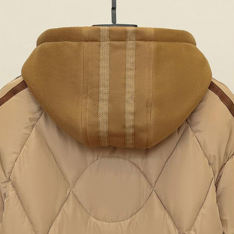 Пальто для женщин зимнее флисовое утолщенное плюшевое искусственное двухпредметное с капюшоном ветровка водонепроницаемая повседневная пуховая куртка