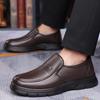 The First Layer of Cowhide Men's Business Dress Leather Shoes Men's Fashion Shoes One Pedal Cover Foot Casual Single Shoes