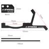 Bicycle brake Conversion Seat Dual Disc Brake Adapter Kit For shimano sram 203mm/220mm otors Oil Pipe Divider Cycling PartsBicyc