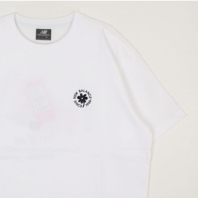 New Balance Футболка Nqj Nbnefco233 10 Uni Essential Flower с коротким рукавом