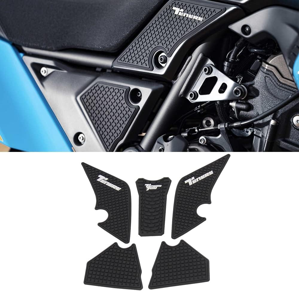 ДЛЯ Tenere 700 T700 XTZ 700 2019 2020 Мотоцикла Нескользящая Боковая Наклейка на Топливный Бак Водонепроницаемая Подушка Резиновая Наклейка
