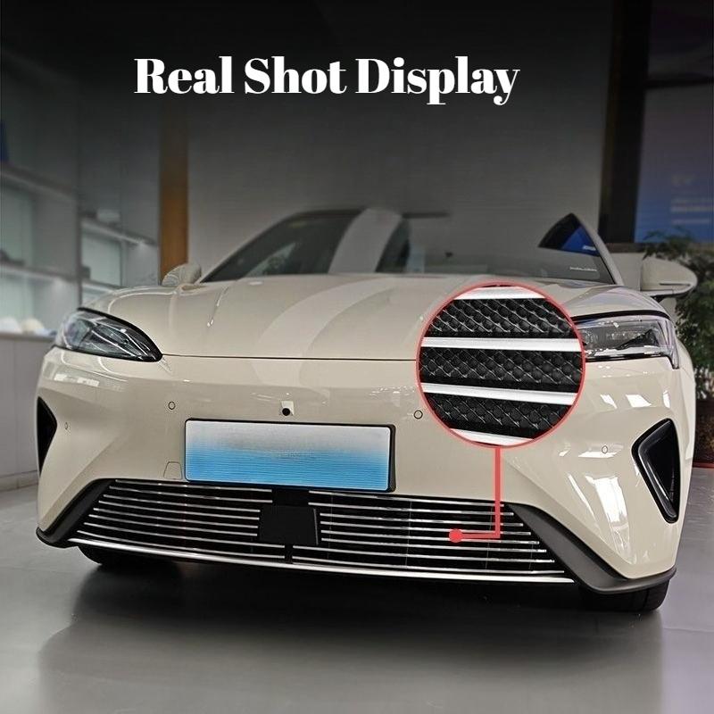 Front Grille Insect Net Fits BYD SEAL 07 DM-i 2026, Exterior Modification Protective Accessories Car Grille Mesh Decoration