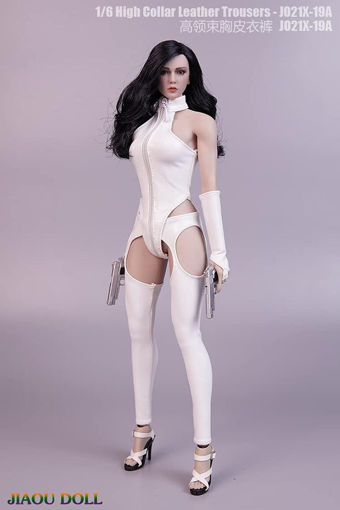 Фигурка Сексуальная девушка-киллер Красивая девушка Стратегический костюм оружие и высокие каблуки не [TOYBARJAPAN] 1/6 Аксессуары/ JO21X-19A Кожаный (тело, голова,
