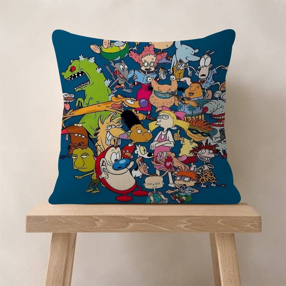 Мультяшная R-Rugrats Забавная Наволочка Декоративная Подушка Диван Домашний Декор Чехол Наволочки