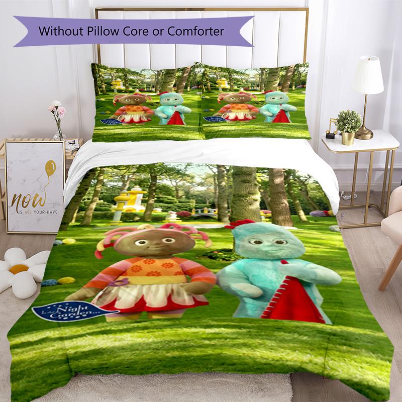 Night Garden Comforter Cover Set Suitable For Dormitory Machine Washable Perfect Gift For Friends Family