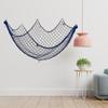 2Pcs Decorative Fishing Nets Hanging Ornaments Extra-Large DIY Ocean-inspired Craft Wall Art Hanging Fishnet Decor
