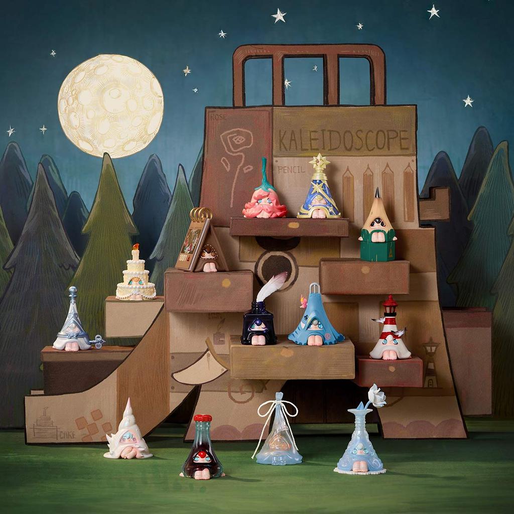 POP MART 1001MOONS Где слон горка Серия фигурок Блайнд бокс