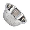 Vegetable Washing Basket Rustproof Multifunction Stainless Steel Colander for Kitchen Household Silver