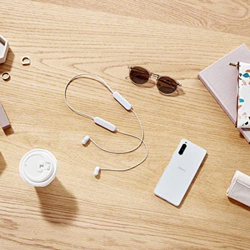 Sony Беспроводные наушники WI-C100: Совместимость с Bluetooth/25 часов автономной работы/IPX4 защита от брызг/оборудование DSEE черный WI-C100 BZ маленький