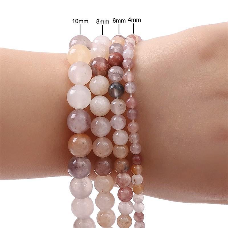 Сделай сам, ручная работа, браслет, ожерелье, серьги - набор аксессуаров из круглых бусин золотого нефрита и фиолетового цвета