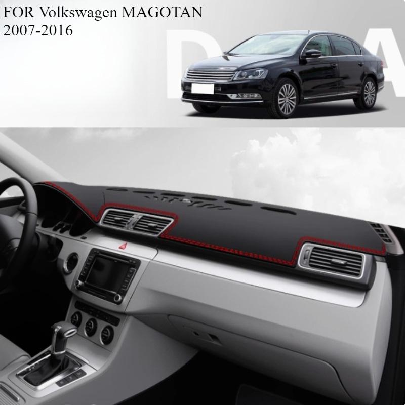 FOR Volkswagen MAGOTAN 2007-2016 Car Dash Mat Dashmat Dashboard Mat Cover Sun Shade Dash Board Cover Carpet Accessories