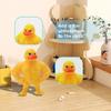 Yousheng Muscle Duck Figurine Cartoon Duck Statue Animal Sculpture Home Office Desktop Decoration Ornament Fitness Enthusiasts Gift