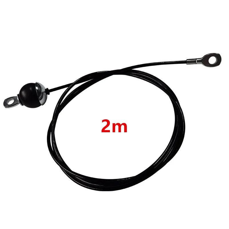 2 м-5 м спортивный кабель, трос, сверхмощные стальные запасные части для домашнего спортзала, фитнеса, кабельный шкив, аксессуары, диаметр 5 мм