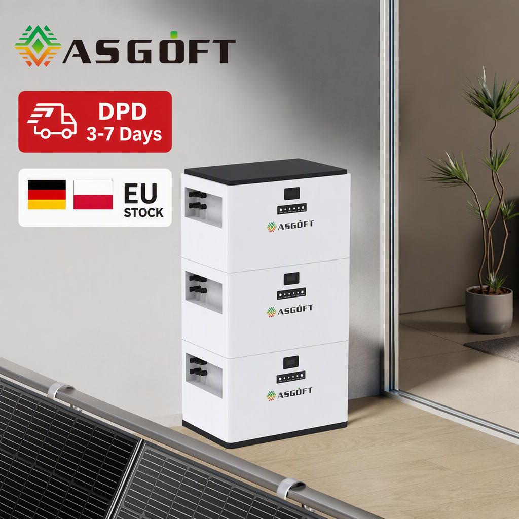 EU Stock Solar Energy Storage System Solar Inverter and Battery 3.8kwh 72Ah 51.2V Storage Lithium Battery with MPPT Controller