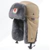 Men's Women Unisex Trapper Hat With Faux Fur Linning Eskimo Windproof Waterproof Winter Warm Hats Ushanka Hunting Skiing Hat