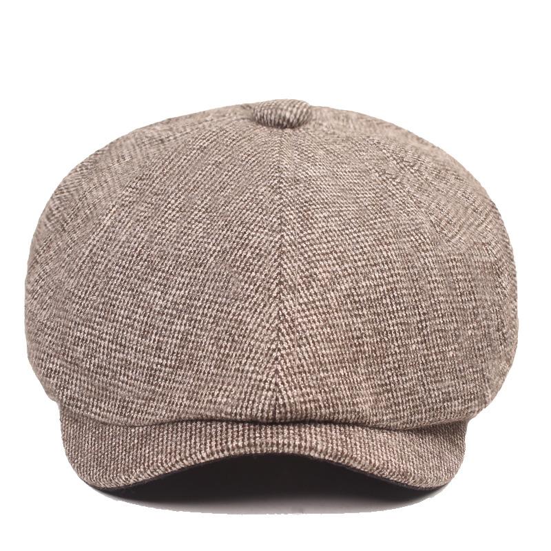Восьмиугольная кепка «Литературная молодежь», мужская теплая осенне-зимняя шапка-берет для пожилых людей