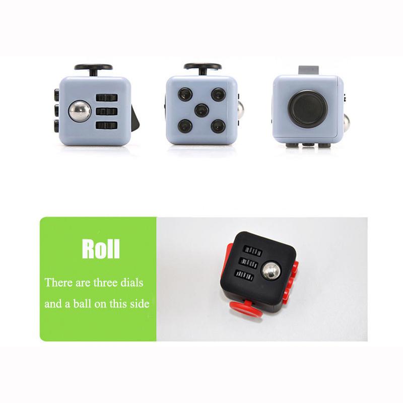 Игрушка Fidget Cube, снимающая стресс, тревогу и давление, отлично подходит для взрослых и детей [идея подарка] [расслабляющая игрушка] [средство для снятия стресса] [мягкий материал]