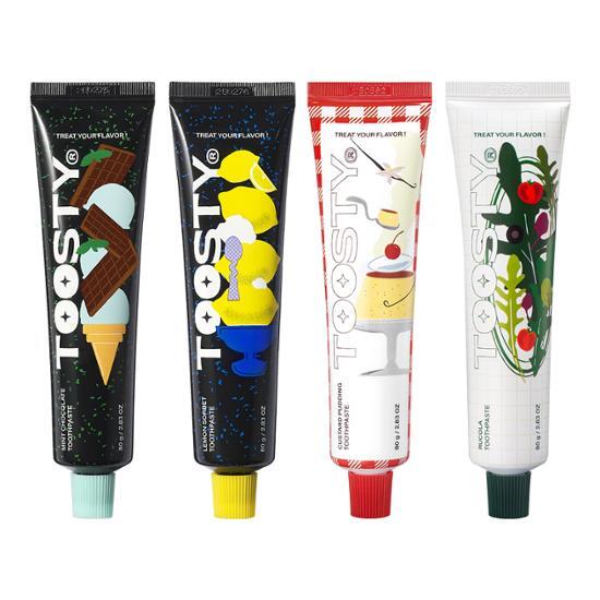 Delicious Toothpaste Toosty Toothpaste 80g 4 Types, Choose 1