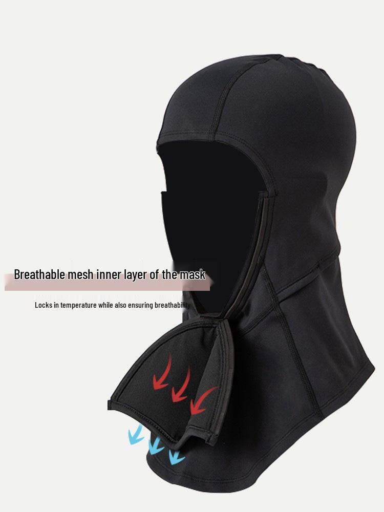 Магнитная лыжная маска Oddivski: Ветрозащитная, теплая, дышащая и быстросохнущая бандана-маска для шеи.