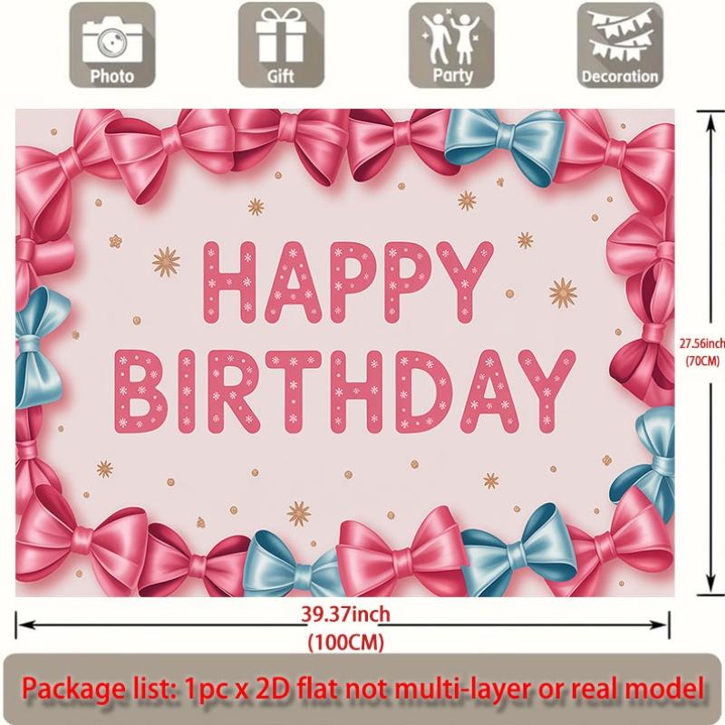Party Backdrop Flat Designed Festive Occasions Ribbon Embellishments Events Such Weddings Photo Background Decor Wedding Decor