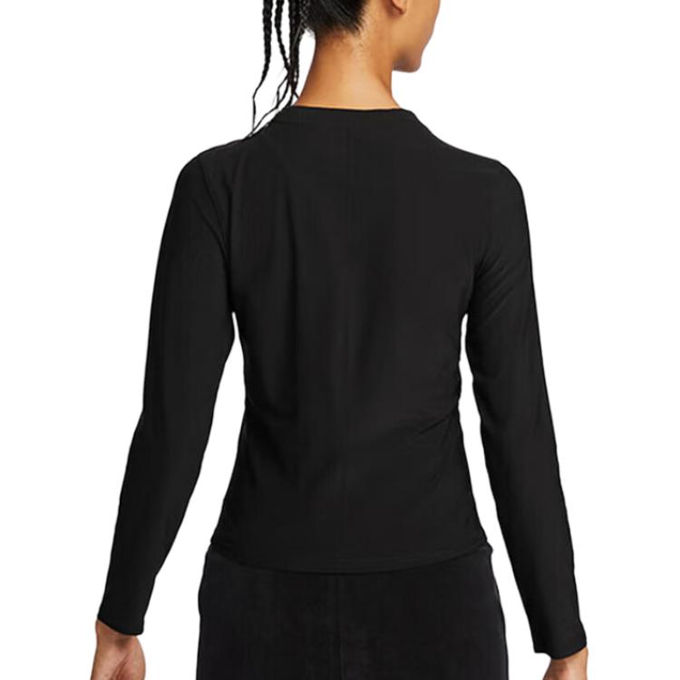 Nike Knitwear Women's Black Crew Neck Moderate FZ6738-010