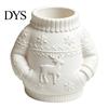Экологичный держатель для канцелярских принадлежностей из PLA, 3D-печатный держатель для ручек в виде свитера, креативный настольный органайзер с рельефом в виде лося и снежинки для дома и рабочего стола